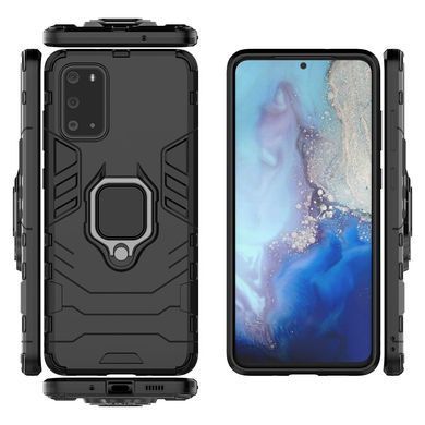 Захисний чохол Strong Guard Ring для Samsung G980F Galaxy S20 Чорний