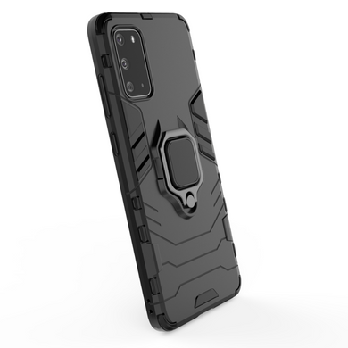 Захисний чохол Strong Guard Ring для Samsung G980F Galaxy S20 Чорний