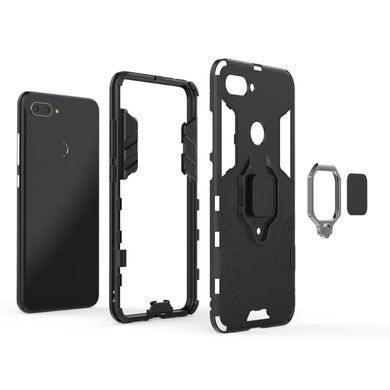 Захисний чохол Strong Guard Ring для Xiaomi Mi8 Lite Чорний
