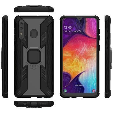 Захисний чохол Tetra Ring для Samsung A205F Galaxy A20 / A305F Galaxy A30 2019 Чорний