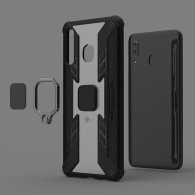 Захисний чохол Tetra Ring для Samsung A205F Galaxy A20 / A305F Galaxy A30 2019 Чорний