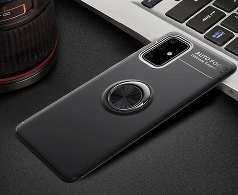 Защитный чехол Color Ring для Samsung M515F Galaxy M51 Черный