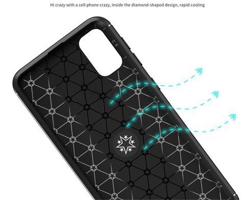 Защитный чехол Color Ring для Samsung M515F Galaxy M51 Черный