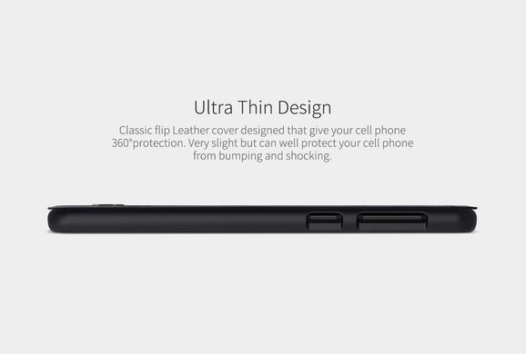 Чехол-книжка Nillkin Qin для Samsung A215 Galaxy A21 Черный