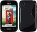 Чехол TPU S-line для LG D160 / D170 L40 Черный