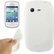 Чехол TPU S-line для Samsung S5310 / S5312 Galaxy Pocket Neo Белый