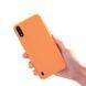 Защитный чехол Liquid Case Full Cover для Samsung A015F Galaxy A01 Оранжевый