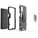 Захисний чохол Strong Guard Ring для Samsung M515F Galaxy M51 Чорний