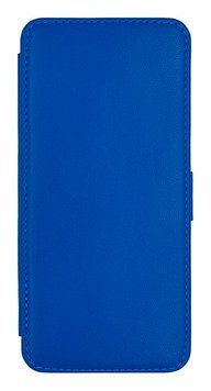 Чехол из натуральной кожи Genuine Leather Book для Lenovo A680 (без функции подставки) Синий