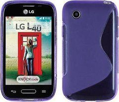 Чехол TPU S-line для LG D160 / D170 L40 Фиолетовый