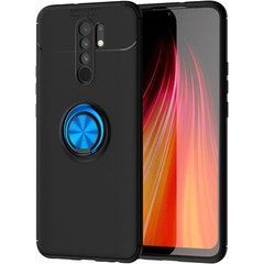 Захисний чохол Color Ring для Xiaomi Redmi 9 Чорний / Синій