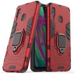 Защитный чехол Strong Guard Ring для Samsung A205F Galaxy A20 / A305F Galaxy A30 2019 Красный