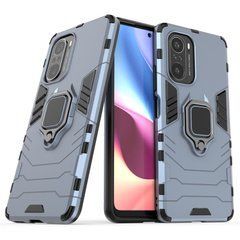 Захисний чохол Strong Guard Ring для Xiaomi Redmi K40 / K40 Pro / K40 Pro Plus / Poco F3 / Mi 11i Navy