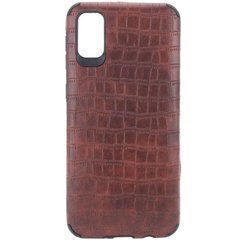 Захисний чохол TPU Croco для Samsung A415F Galaxy A41 Коричневий