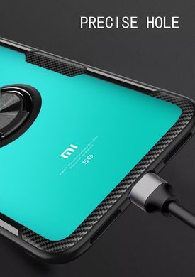 Захисний чохол Crystal Ring для Xiaomi Mi 10 / Mi 10 Pro Чорний