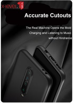 Защитный чехол X-level Guardian для Xiaomi Redmi K30 / Poco X2 Черный