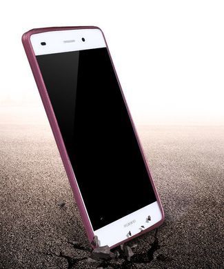 Защитный чехол X-level Guardian для Huawei P8 Lite Бордовый