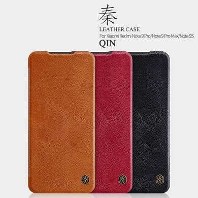 Чохол-книжка Nillkin Qin для Xiaomi Redmi Note 9 Pro / Redmi Note 9S / Redmi Note 9 Pro Max Чорний