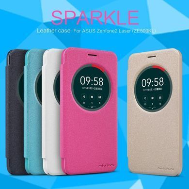 Чехол-книжка Nillkin Sparkle для Asus Zenfone 2 Laser (ZE550KL) Розовый