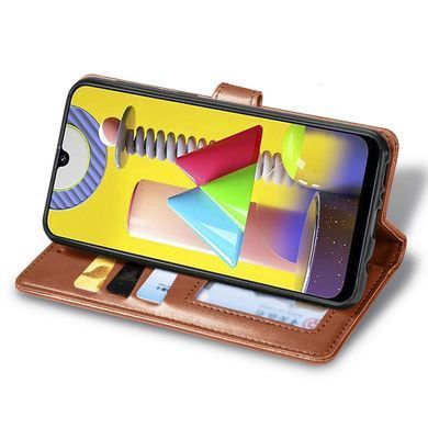 Чехол-книжка Polera Book для Samsung M315F Galaxy M31 Коричневый
