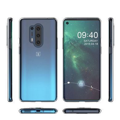 TPU чехол Strong Clear 0,5mm для OnePlus 8 Pro Прозрачный