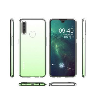 TPU чехол Strong Clear 0,5mm для Oppo A31 Прозрачный