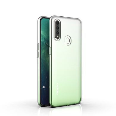 TPU чехол Strong Clear 0,5mm для Oppo A31 Прозрачный