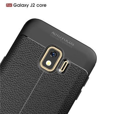 Захисний чохол Leather для Samsung J260 Galaxy J2 Core Чорний