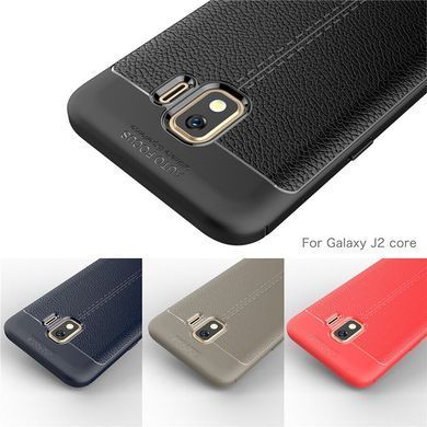 Захисний чохол Leather для Samsung J260 Galaxy J2 Core Чорний