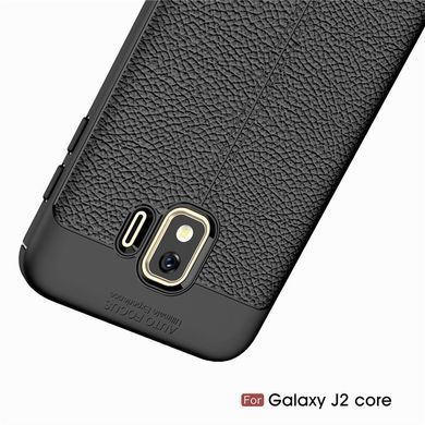 Захисний чохол Leather для Samsung J260 Galaxy J2 Core Чорний