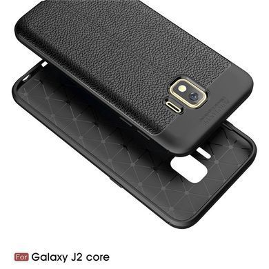 Захисний чохол Leather для Samsung J260 Galaxy J2 Core Чорний