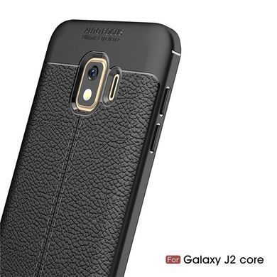 Захисний чохол Leather для Samsung J260 Galaxy J2 Core Чорний