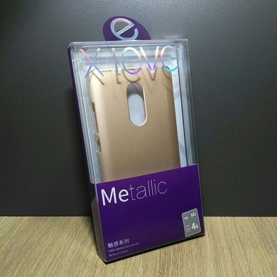 Защитный чехол X-level Metallic для Xiaomi Redmi Note 4X Золотистый