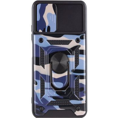 Захисний чохол Camo Ring Lock для Xiaomi Redmi Note 10 / Redmi Note 10S / Poco M5s Фіолетовий