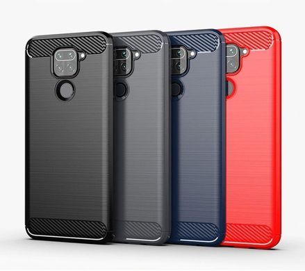 Защитный чехол Slim TPU для Xiaomi Redmi Note 9 / Redmi 10X Красный