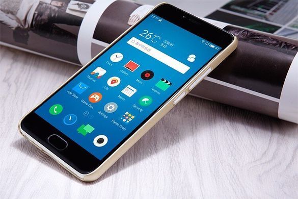 Защитный чехол Nillkin Frosted Shield для Meizu M5 Золотистый