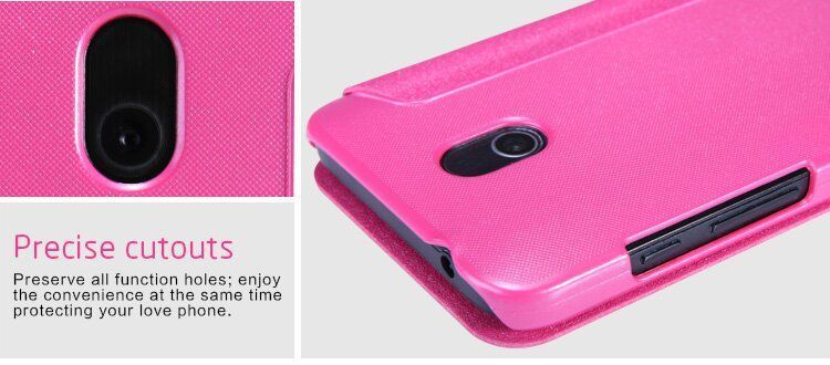 Чохол-книжка Nillkin Sparkle для HTC Desire 210 Рожевий