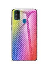 Защитный чехол Knitin Carbon для Samsung M307F Galaxy M30s / M215F Galaxy M21 Фиолетовый