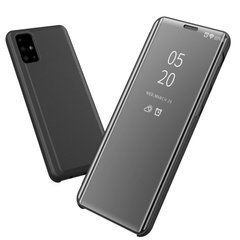Чехол-книжка Clear View Mirror для Samsung A715F Galaxy A71 2020 Черный