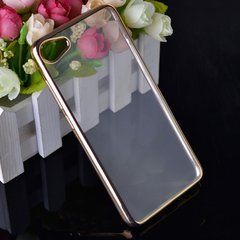 TPU чехол Electro-plating для Meizu U10 Золотистый