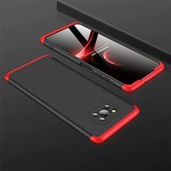 Захисний чохол GKK Full 360 для Xiaomi Poco X3 / X3 NFC / X3 Pro Чорний / Червоний