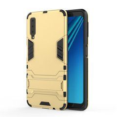 Защитный чехол Strong Guard для Samsung A750 Galaxy A7 2018 Золотистый