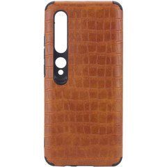 Защитный чехол TPU Croco для Xiaomi Mi 10 / Mi 10 Pro Оранжевый