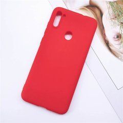 Защитный чехол TPU Matte для Samsung A115F Galaxy A11 / Galaxy M11 Красный