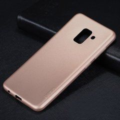 Защитный чехол X-level Guardian для Samsung A530 Galaxy A8 2018 Золотистый