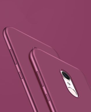 Захисний чохол X-level Guardian для Xiaomi Redmi 5 Plus Бордовий