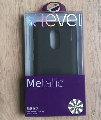 Захисний чохол X-level Metallic для Xiaomi Redmi Note 4X Чорний