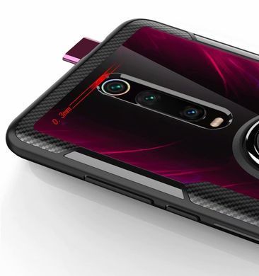 Защитный чехол Crystal Ring для Xiaomi Redmi K20 / K20 Pro / Mi 9T / Mi 9T Pro Черный