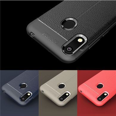 Защитный чехол Leather для Huawei Y6s 2019 Черный