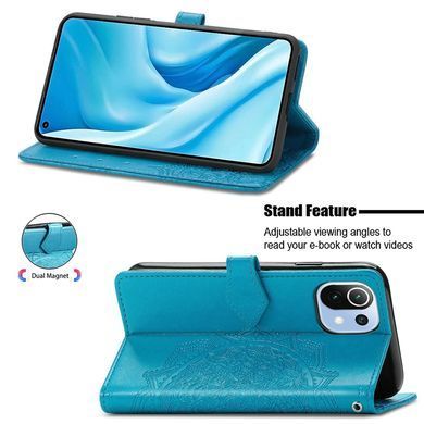 Чохол-книжка Art Book для Xiaomi Mi 11 Lite / Mi 11 Lite 5G / 11 Lite 5G NE Синій